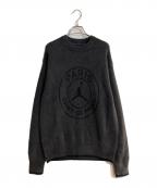 JORDAN×Paris Saint-Germainジョーダン×パリサンジェルマン）の古着「PSG KNIT SWEATER」｜グレー