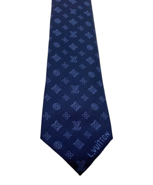LOUIS VUITTON（ルイ ヴィトン）LOUIS VUITTON (ルイ ヴィトン) シルクネクタイ ブルー サイズ:不明の古着・服飾アイテム