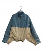 MM6 Maison Margielaエムエムシックスメゾンマルジェラ）の古着「カラーブロック ジャケット」｜ベージュ