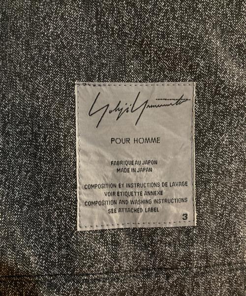 Yohji Yamamoto pour homme（ヨウジヤマモト プールオム）Yohji Yamamoto pour homme (ヨウジヤマモト プールオム) ANYWAYS JACKET グレー サイズ:3の古着・服飾アイテム