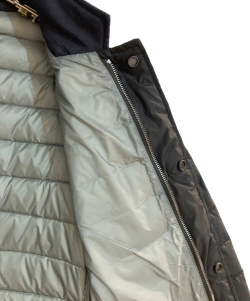 ARMANI COLLEZIONI（アルマーニ コレツィオーニ）ARMANI COLLEZIONI (アルマーニ コレツィオーニ) ダウンテーラードジャケット ブラック サイズ:XLの古着・服飾アイテム