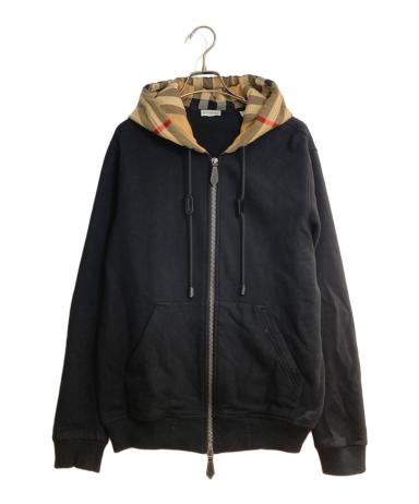 中古・古着通販】BURBERRY (バーバリー) ノヴァチェックフードジップ