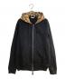 BURBERRY（バーバリー）の古着「ノヴァチェックフードジップパーカー」｜ブラック