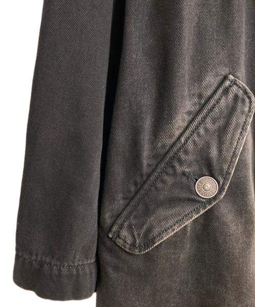 DIESEL（ディーゼル）DIESEL (ディーゼル) D-DELIRIOUS Double Breasted Trench Coat ブラック サイズ:Mの古着・服飾アイテム