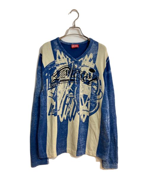 DIESEL（ディーゼル）DIESEL (ディーゼル) 25AW K-OLIBA-V ブルー サイズ:Mの古着・服飾アイテム