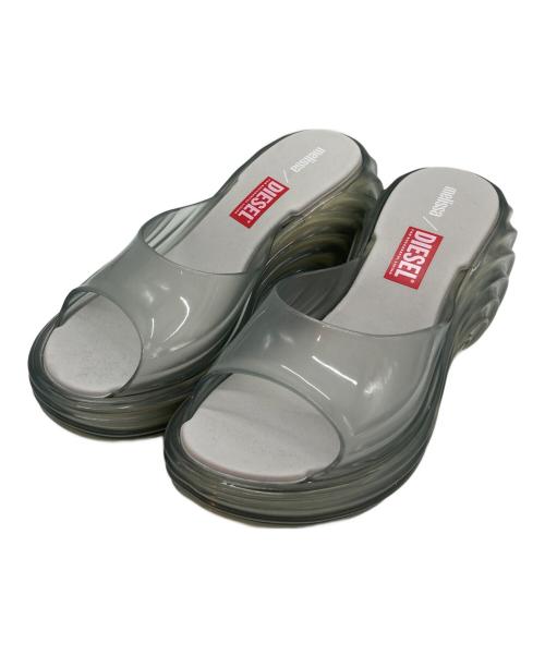 DIESEL（ディーゼル）DIESEL (ディーゼル) melissa (メリッサ) QUANTUM PLATFORM グリーン サイズ:24の古着・服飾アイテム