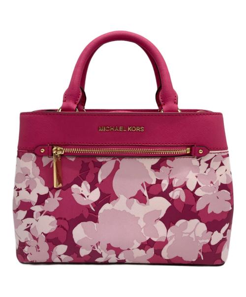 MICHAEL KORS（マイケル・コース）MICHAEL KORS (マイケル・コース) 2WAYショルダーバッグ ピンクの古着・服飾アイテム