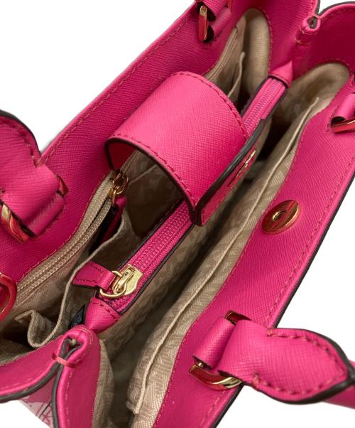 MICHAEL KORS（マイケル・コース）MICHAEL KORS (マイケル・コース) 2WAYショルダーバッグ ピンクの古着・服飾アイテム