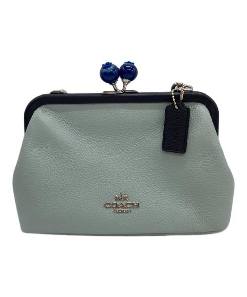 COACH（コーチ）COACH (コーチ) ノラキッスチェーンボディクロスバッグ ブルーの古着・服飾アイテム