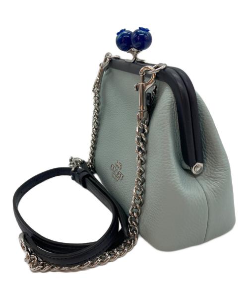 COACH（コーチ）COACH (コーチ) ノラキッスチェーンボディクロスバッグ ブルーの古着・服飾アイテム