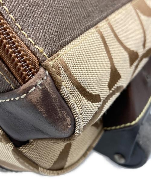 COACH（コーチ）COACH (コーチ) シグネチャー キャリーケース ブラウンの古着・服飾アイテム