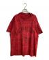 HARLEY-DAVIDSON（ハーレーダビッドソン）の古着「anvilボディオールオーバープリントTシャツ」｜レッド