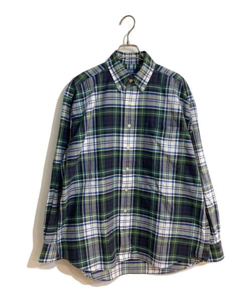 POLO RALPH LAUREN（ポロ・ラルフローレン）POLO RALPH LAUREN (ポロ・ラルフローレン) THE BIG FIT シャツ ネイビー サイズ:Sの古着・服飾アイテム