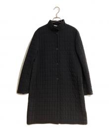 MaxMara（マックスマーラ）の古着「キルティングコート」｜ブラック