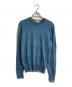 GRAN SASSO（グランサッソ）の古着「ムラ染加工クルーネックニット」｜ブルー