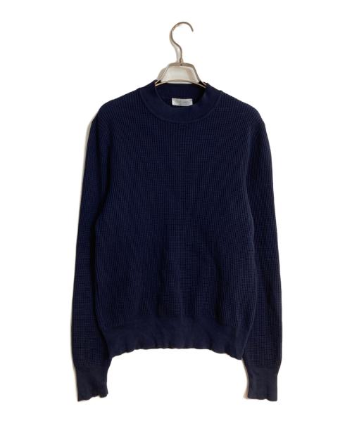 GRAN SASSO（グランサッソ）GRAN SASSO (グランサッソ) モックネックコットンニット ネイビー サイズ:46の古着・服飾アイテム
