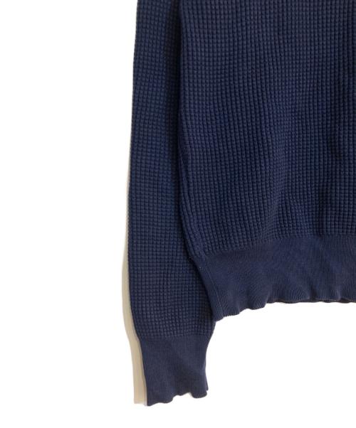 GRAN SASSO（グランサッソ）GRAN SASSO (グランサッソ) モックネックコットンニット ネイビー サイズ:46の古着・服飾アイテム