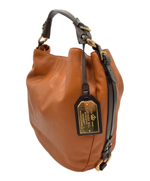 LAUREN RALPH LAUREN（ローレン ラルフ ローレン）LAUREN RALPH LAUREN (ローレン ラルフ ローレン) レザーワンショルダーバッグ ブラウンの古着・服飾アイテム