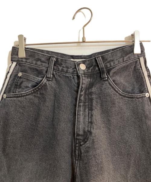 THE TOE（ザ・トゥー）THE TOE (ザ・トゥー) Emirates Track Denim Pants ブラック サイズ:Sの古着・服飾アイテム
