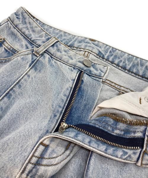 THE TOE（ザ・トゥー）THE TOE (ザ・トゥー) ワイドデニムパンツ ブルー サイズ:XSの古着・服飾アイテム