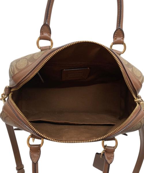 COACH（コーチ）COACH (コーチ) ローアン サッチェル 2wayバッグ ブラウンの古着・服飾アイテム