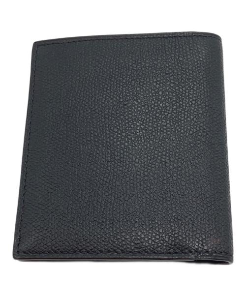 Valextra（ヴァレクストラ）Valextra (ヴァレクストラ) 2つ折り財布 ブラックの古着・服飾アイテム