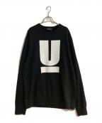UNDERCOVERアンダーカバー）の古着「アンダーバープリントスウェット」｜ブラック