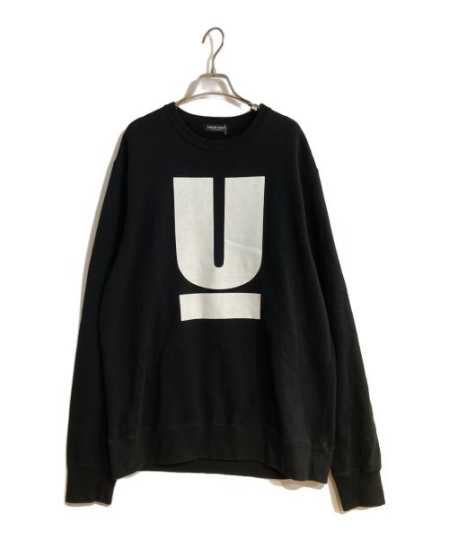 UNDERCOVER（アンダーカバー）UNDERCOVER (アンダーカバー) アンダーバープリントスウェット ブラック サイズ:4の古着・服飾アイテム