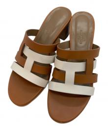 HERMES（エルメス）の古着「アミカサンダル」｜ブラウン