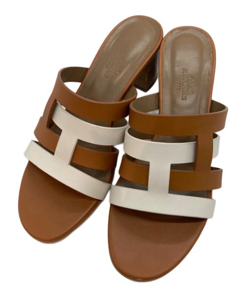 HERMES（エルメス）HERMES (エルメス) アミカサンダル ブラウン サイズ:36.5の古着・服飾アイテム