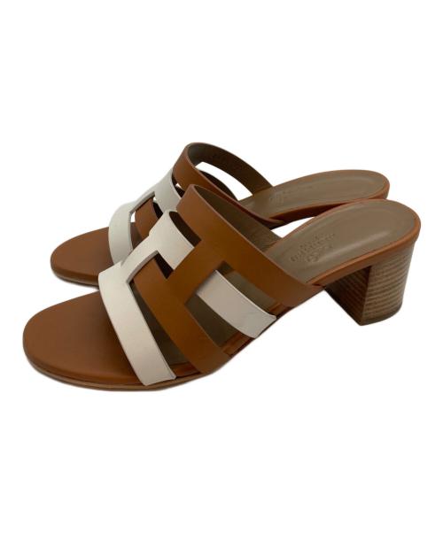 HERMES（エルメス）HERMES (エルメス) アミカサンダル ブラウン サイズ:36.5の古着・服飾アイテム