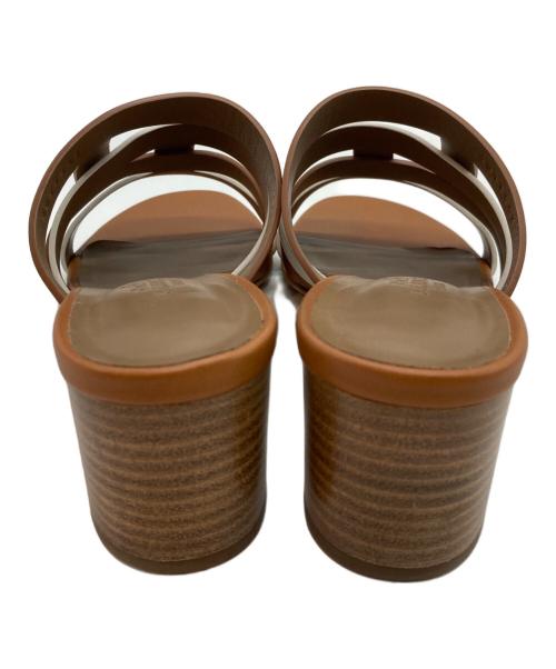 HERMES（エルメス）HERMES (エルメス) アミカサンダル ブラウン サイズ:36.5の古着・服飾アイテム