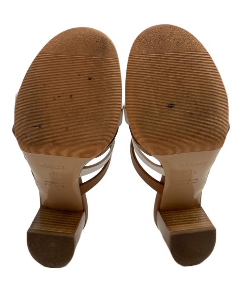 HERMES（エルメス）HERMES (エルメス) アミカサンダル ブラウン サイズ:36.5の古着・服飾アイテム