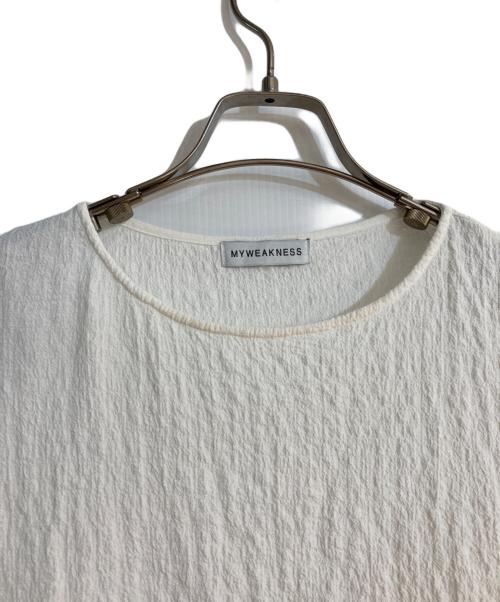 Myweakness（マイウィークネス）Myweakness (マイウィークネス) Hilja T Shirt Long ホワイト サイズ:FREEの古着・服飾アイテム