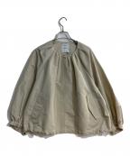 ebureエブール）の古着「マイクロタフタ ブルゾン」｜ベージュ