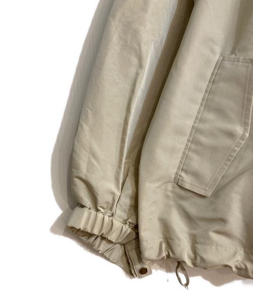 ebure（エブール）ebure (エブール) マイクロタフタ ブルゾン ベージュ サイズ:38 未使用品の古着・服飾アイテム