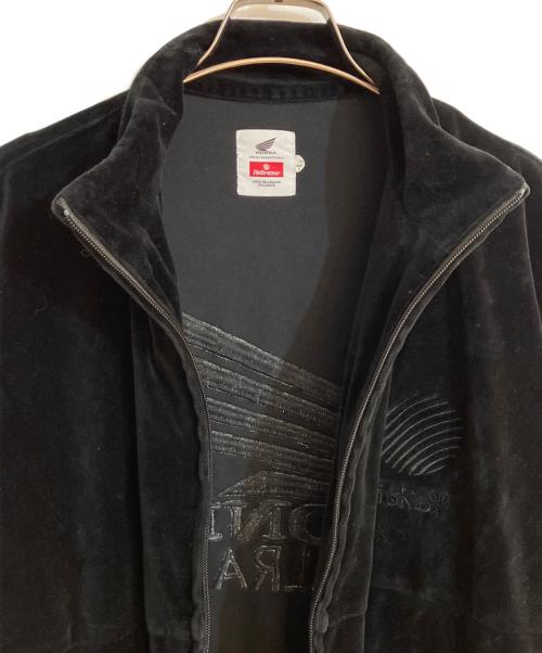 HONDA（ホンダ）HONDA (ホンダ) HELLRAZOR (ヘルレイザー) ベロアトラックジャケット ブラック サイズ:Ｌの古着・服飾アイテム