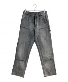 Carhartt WIP（カーハート ワーク イン プログレス）の古着「ダブルニーパンツ」｜ブラック