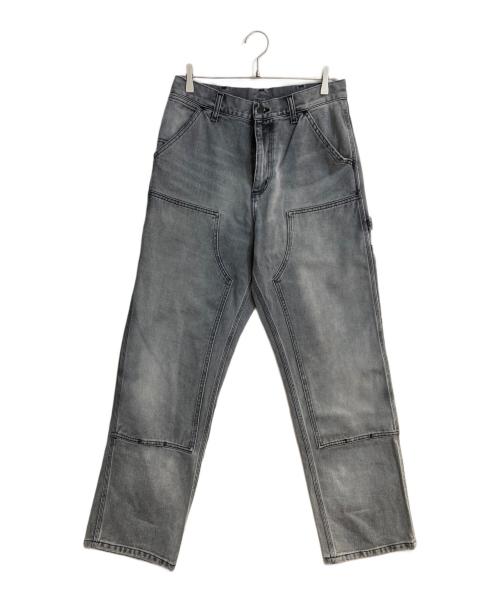 Carhartt WIP（カーハート ワーク イン プログレス）Carhartt WIP (カーハート ワーク イン プログレス) ダブルニーパンツ ブラック サイズ:W28×L32の古着・服飾アイテム