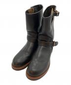 RED WINGレッドウィング）の古着「エンジニアブーツ」｜ブラック