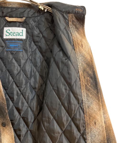 STEAD（ステッド）STEAD (ステッド) BRENT (ブレント) Stead 別注 CPO SHIRT JACKET/シャツジャケット ブラウン サイズ:Mの古着・服飾アイテム