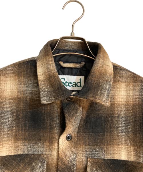 STEAD（ステッド）STEAD (ステッド) BRENT (ブレント) Stead 別注 CPO SHIRT JACKET/シャツジャケット ブラウン サイズ:Mの古着・服飾アイテム