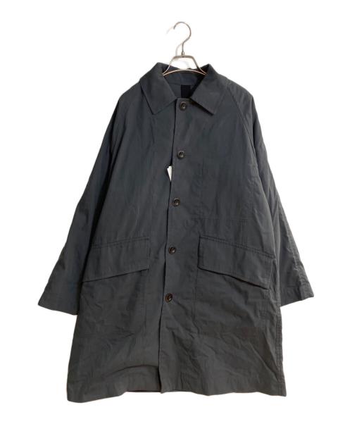 MHL（マーガレットハウエル）MHL (マーガレットハウエル) 24AW WORN COTTON NYLON ダウンライナー付きステンカラーコート ネイビー サイズ:S 未使用品の古着・服飾アイテム