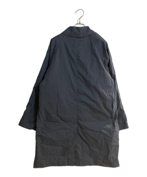 MHL（マーガレットハウエル）MHL (マーガレットハウエル) 24AW WORN COTTON NYLON ダウンライナー付きステンカラーコート ネイビー サイズ:S 未使用品の古着・服飾アイテム