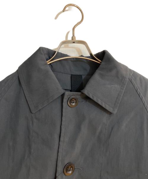 MHL（マーガレットハウエル）MHL (マーガレットハウエル) 24AW WORN COTTON NYLON ダウンライナー付きステンカラーコート ネイビー サイズ:S 未使用品の古着・服飾アイテム