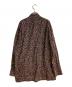 LANVIN (ランバン) FLOWER PRINT FLY FRONT SHIRT ネイビー サイズ:52：10000円