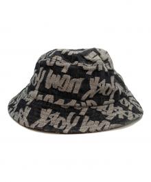 SUPREME（シュプリーム）の古着「Fat Tip Jacquard Denim Crusher/フェードジャガード デニムクラッシャー」｜ブラック