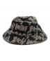 Supreme（シュプリーム）の古着「Fat Tip Jacquard Denim Crusher/フェードジャガード デニムクラッシャー」｜ブラック