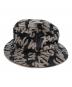 Supreme (シュプリーム) Fat Tip Jacquard Denim Crusher/フェードジャガード デニムクラッシャー ブラック：10000円