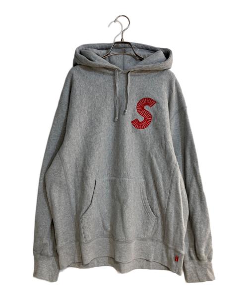 SUPREME（シュプリーム）SUPREME (シュプリーム) S Logo Hooded Sweatshirt/エス・ロゴ・フーデッド・スウェットシャツ グレー サイズ:Ｌの古着・服飾アイテム